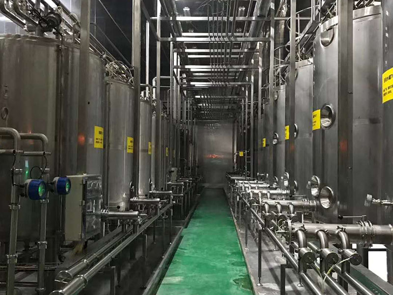 Газированная линия производства безалкогольных напитков