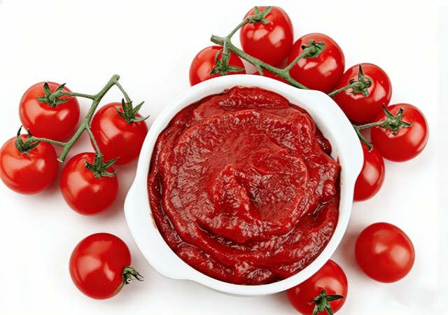 Процесс обработки линии по производству томатной пасты